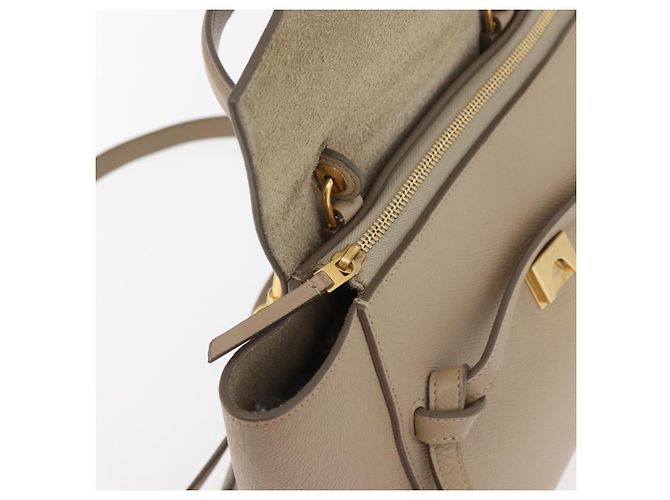 Belt Bag Céline Borsa a Cintura CELINE in Pelle 2 in 1 Beige Oro Auth ep14314 D'oro - vista 19