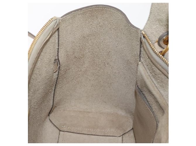 Belt Bag Céline Borsa a Cintura CELINE in Pelle 2 in 1 Beige Oro Auth ep14314 D'oro - vista 22