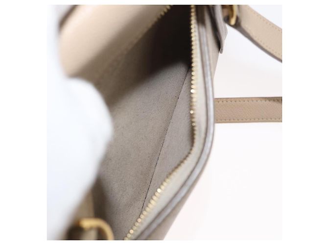 Belt Bag Céline Borsa a Cintura CELINE in Pelle 2 in 1 Beige Oro Auth ep14314 D'oro - vista 24