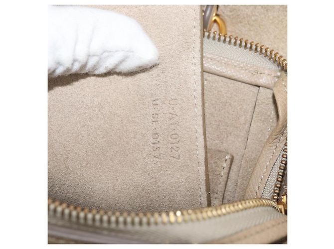 Belt Bag Céline Borsa a Cintura CELINE in Pelle 2 in 1 Beige Oro Auth ep14314 D'oro - vista 25