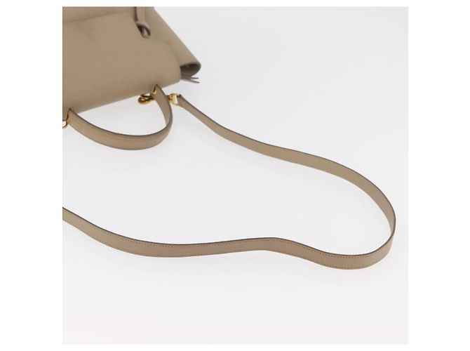 Belt Bag Céline Borsa a Cintura CELINE in Pelle 2 in 1 Beige Oro Auth ep14314 D'oro - vista 9