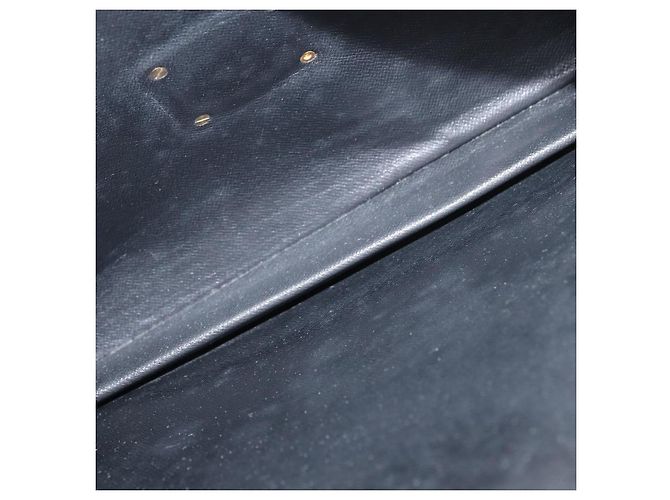 LOUIS VUITTON Pasta de Negócios Epi Preta M54422 LV Auth BA12072 Preto - vista 23