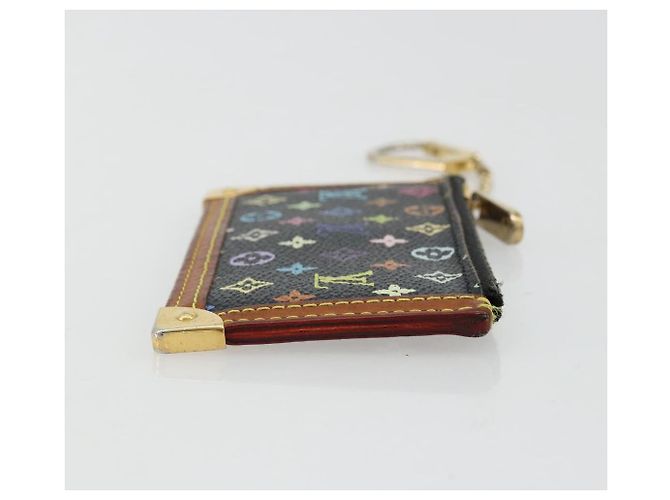 LOUIS VUITTON Monogramm Multicolor Pochette Cles Tasche Schwarz M13664 Auth 176953 - Ansicht 3