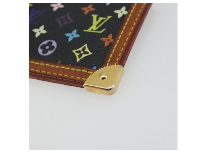 LOUIS VUITTON Monogramm Multicolor Pochette Cles Tasche Schwarz M13664 Auth 176953 - Ansicht 7