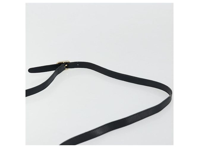 Bolso de Hombro Gucci GG Supreme Sherry Line PVC Marino Dorado 010 378 Auth 176374 Azul marino - vista 8