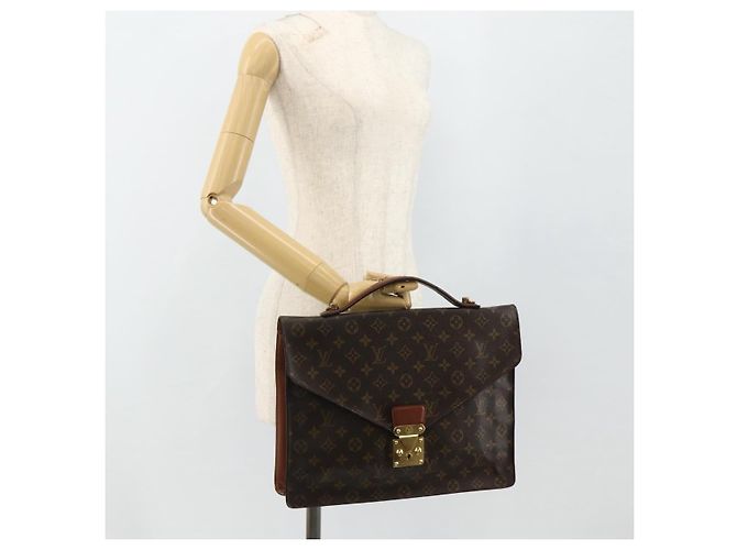 LOUIS VUITTON Borsa Porta Documenti a Tracolla Monogram M53338 LV Auth ka4083 Monogramma - vista 22