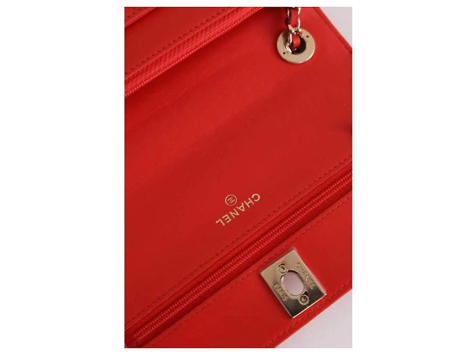 Chanel Mini borsa Trendy CC Wallet on Chain arancione - vista 5