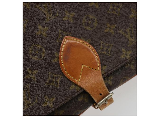 LOUIS VUITTON Borsa a Spalla Monogram Cartouchiere MM M51253 LV Auth 175906 Monogramma - vista 18