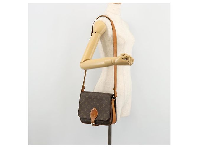 LOUIS VUITTON Borsa a Spalla Monogram Cartouchiere MM M51253 LV Auth 175906 Monogramma - vista 27