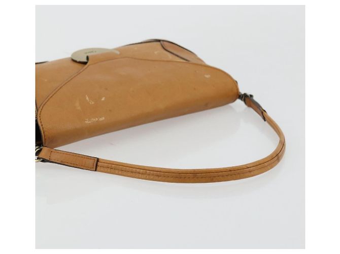Chloé Borsa a Spalla Chloe in Pelle Beige Oro Auth bs34605 D'oro - vista 7