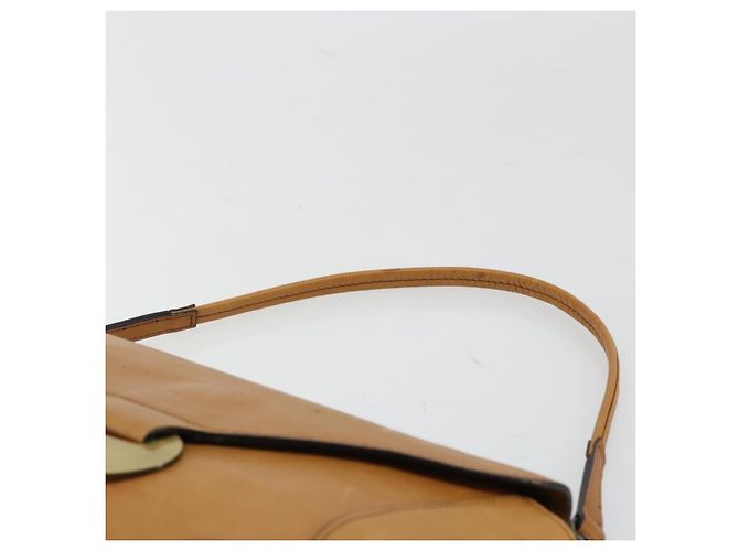 Chloé Borsa a Spalla Chloe in Pelle Beige Oro Auth bs34605 D'oro - vista 8
