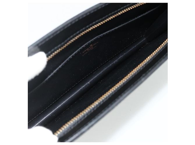 LOUIS VUITTON Epi Pochette Uomo Borsa Clutch Nera M52522 LV Auth ep14052 Nero - vista 10