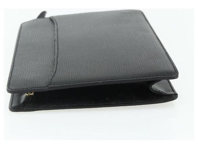 LOUIS VUITTON Epi Pochette Uomo Borsa Clutch Nera M52522 LV Auth ep14052 Nero - vista 3
