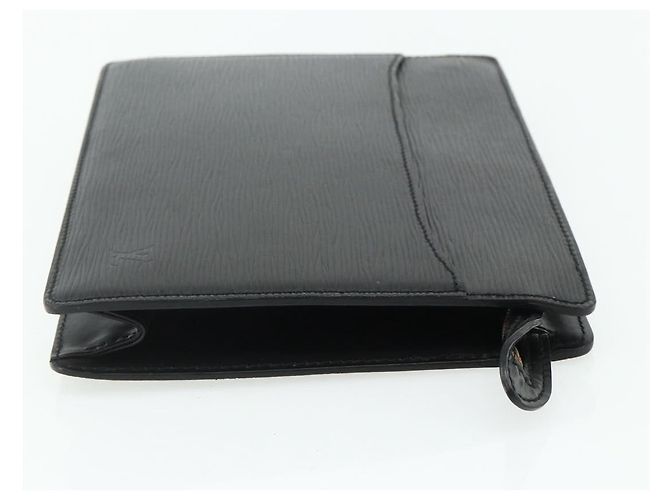 LOUIS VUITTON Epi Pochette Uomo Borsa Clutch Nera M52522 LV Auth ep14052 Nero - vista 4