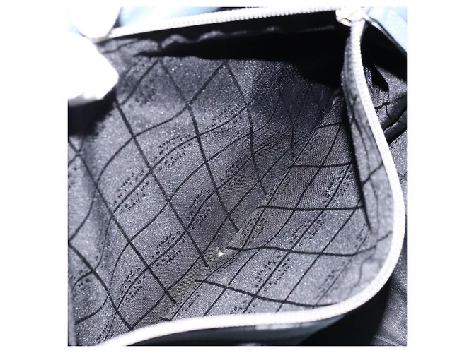 Céline Borsa Tote in Nylon Verde Argento Auth bs34712 - vista 23