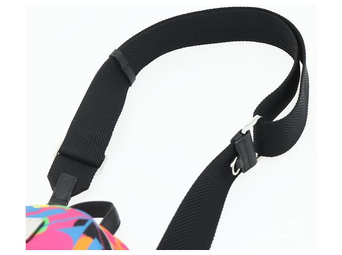 MCM Shoulder Bag Nylon Multicolor Silver Auth ka4070A Silvery Multiple colors - view 10