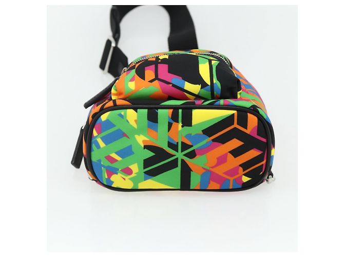 MCM Shoulder Bag Nylon Multicolor Silver Auth ka4070A Silvery Multiple colors - view 11