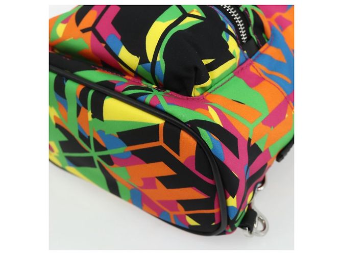 MCM Shoulder Bag Nylon Multicolor Silver Auth ka4070A Silvery Multiple colors - view 12