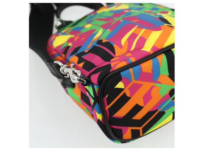 MCM Shoulder Bag Nylon Multicolor Silver Auth ka4070A Silvery Multiple colors - view 15