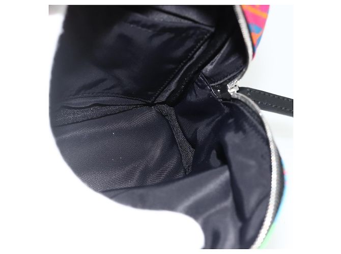 MCM Shoulder Bag Nylon Multicolor Silver Auth ka4070A Silvery Multiple colors - view 19