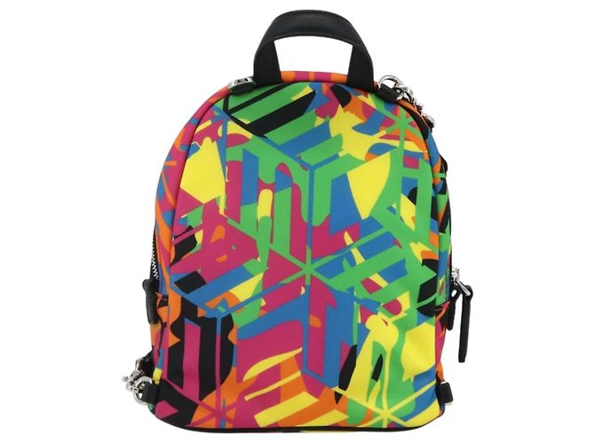 MCM Shoulder Bag Nylon Multicolor Silver Auth ka4070A Silvery Multiple colors - view 3