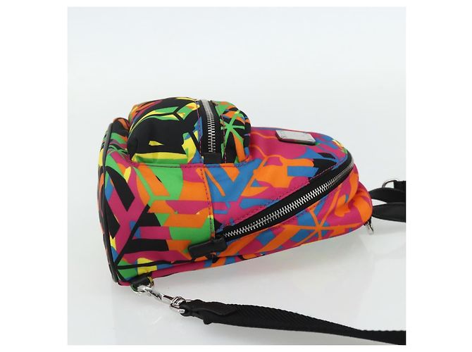 MCM Shoulder Bag Nylon Multicolor Silver Auth ka4070A Silvery Multiple colors - view 5