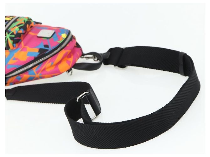 MCM Shoulder Bag Nylon Multicolor Silver Auth ka4070A Silvery Multiple colors - view 9