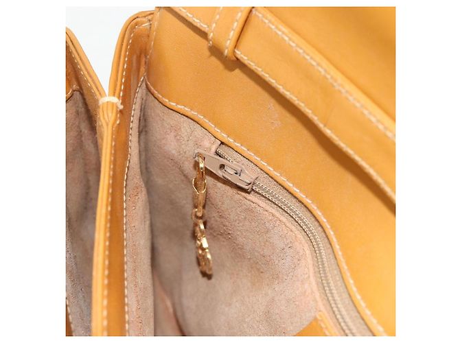 Gucci Borsa a Spalla Micro GG Supreme PVC Beige Oro 004 104 0024 Auth 176684 D'oro - vista 20