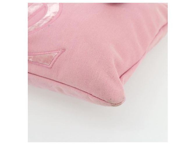 SAINT LAURENT Kahala Tote Tasche Canvas Rosa Silber 123435 Auth 176691 Pink - Ansicht 10