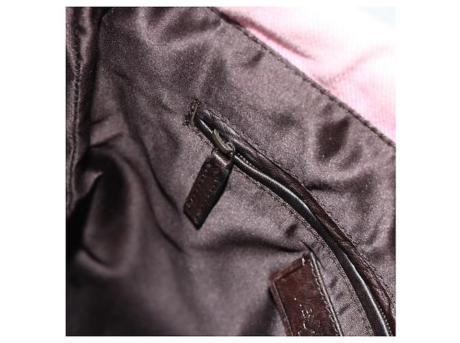 SAINT LAURENT Kahala Tote Tasche Canvas Rosa Silber 123435 Auth 176691 Pink - Ansicht 18