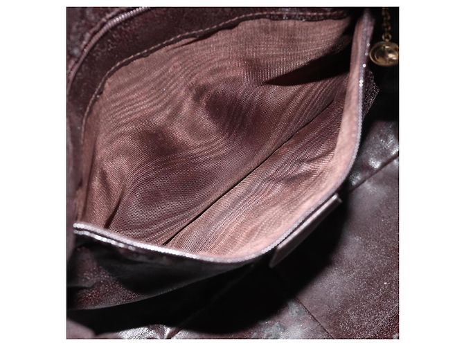 GUCCI Bamboo Hand Bag Leather 2way Brown Gold 001 2058 1577 0 Auth bs34732 Golden - view 21
