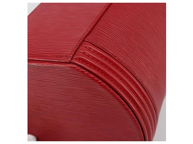 LOUIS VUITTON Borsa a Mano Epi Cannes Rossa M48037 LV Auth ep14100 Rosso - vista 17