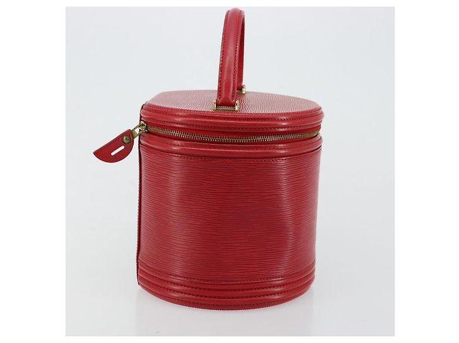 LOUIS VUITTON Borsa a Mano Epi Cannes Rossa M48037 LV Auth ep14100 Rosso - vista 3