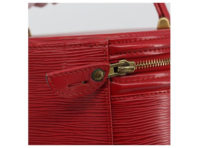 LOUIS VUITTON Borsa a Mano Epi Cannes Rossa M48037 LV Auth ep14100 Rosso - vista 9
