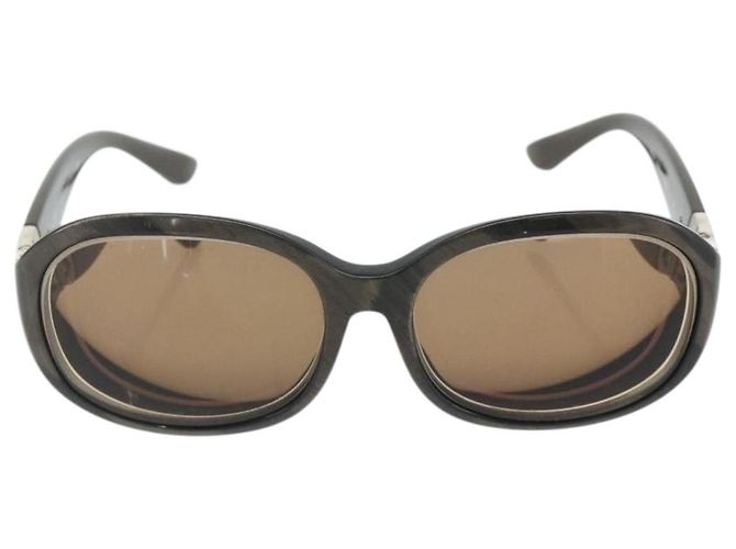 Bulgari Gafas de sol BVLGARI de plástico 2 Set Marrón Plata Auth bs34770 Castaño - vista 2