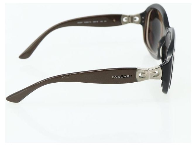 Bulgari Gafas de sol BVLGARI de plástico 2 Set Marrón Plata Auth bs34770 Castaño - vista 4