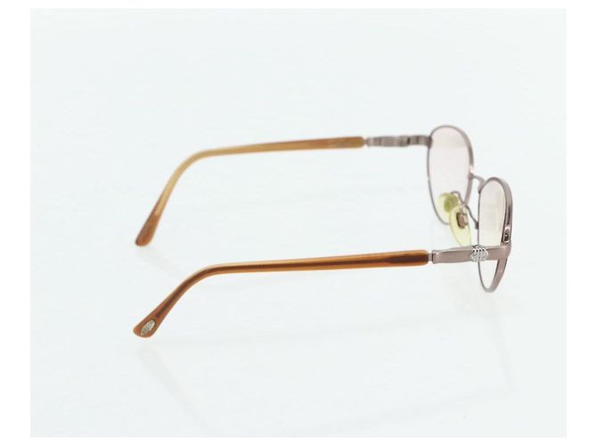 Bulgari Gafas de sol BVLGARI de plástico 2 Set Marrón Plata Auth bs34770 Castaño - vista 8