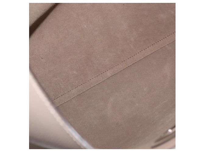 FENDI Tote Bag aus grauem Leder mit Silber 8BH348 Auth ep14374A Braun - Ansicht 17
