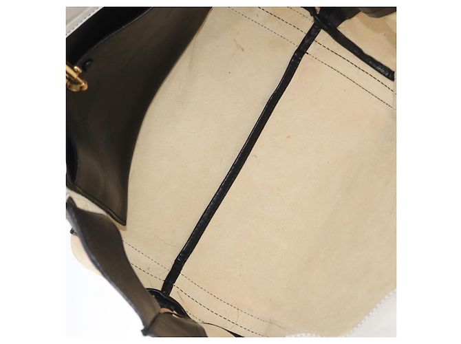 Chloé Borsa Tote in pelle beige oro Chloe Auth bs34598A D'oro - vista 15