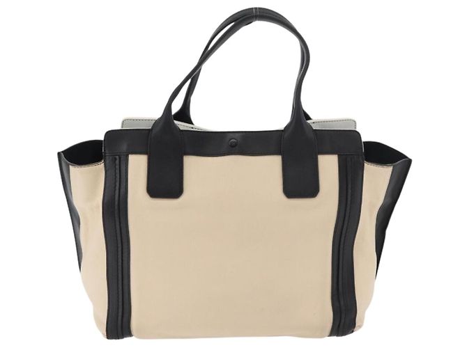 Chloé Borsa Tote in pelle beige oro Chloe Auth bs34598A D'oro - vista 3
