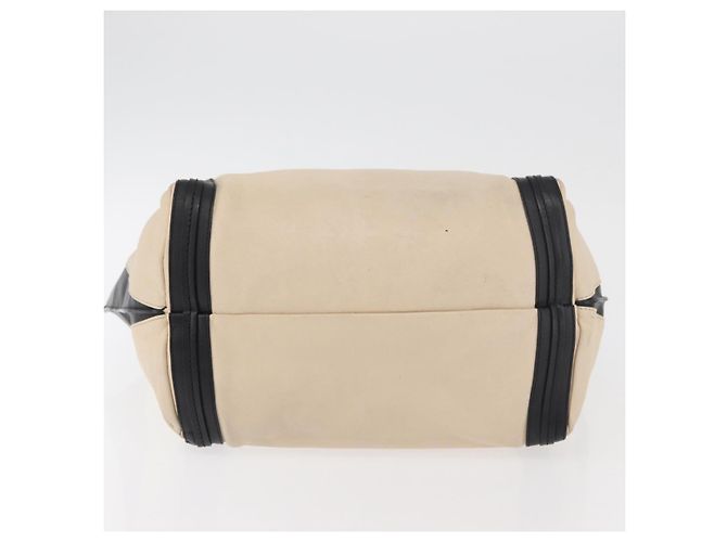 Chloé Borsa Tote in pelle beige oro Chloe Auth bs34598A D'oro - vista 9