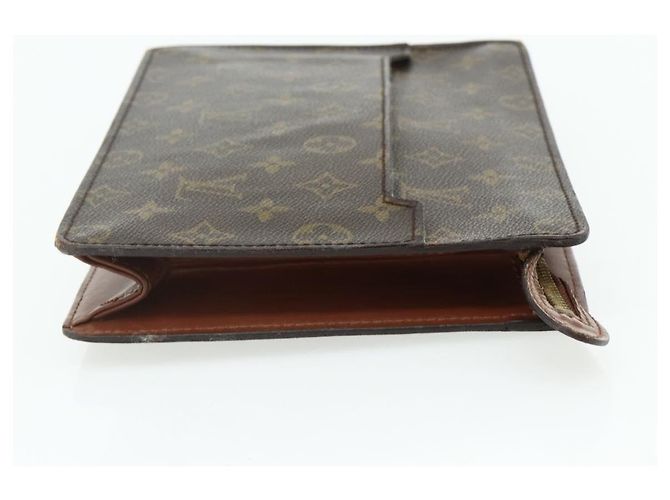 LOUIS VUITTON Pochette Uomo Monogram Borsa a Mano M51795 LV Auth ep14238 Monogramma - vista 4