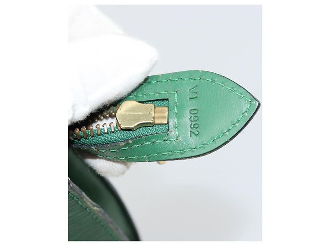 LOUIS VUITTON Borsa a Mano Epi Saint Jacques Verde M52274 LV Auth 168866 - vista 12