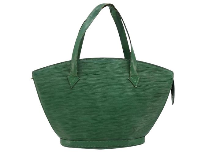LOUIS VUITTON Borsa a Mano Epi Saint Jacques Verde M52274 LV Auth 168866 - vista 13