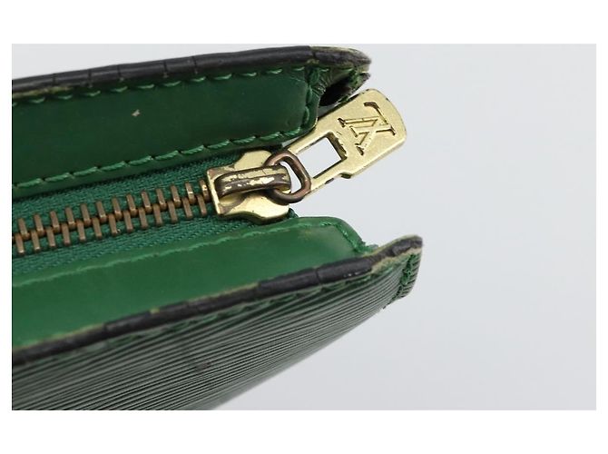 LOUIS VUITTON Borsa a Mano Epi Saint Jacques Verde M52274 LV Auth 168866 - vista 9