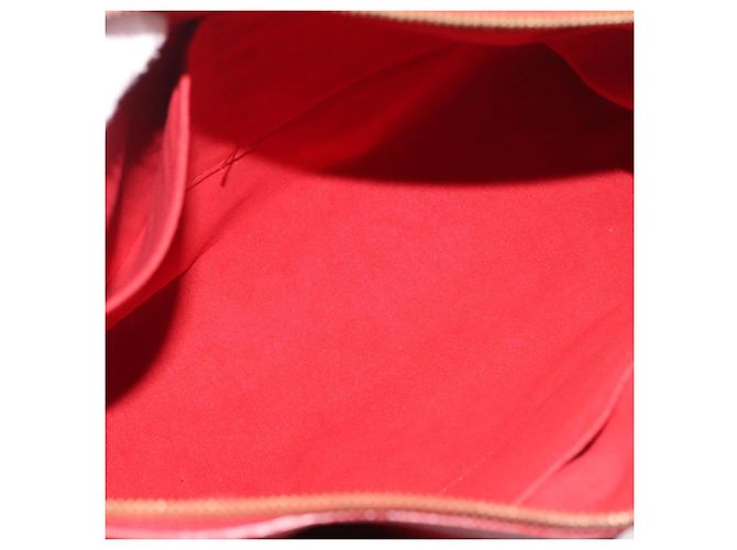 LOUIS VUITTON Borsa a Mano Monogram Pallas MM 2way Rossa M41175 LV Auth BA12249A Rosso Monogramma - vista 11
