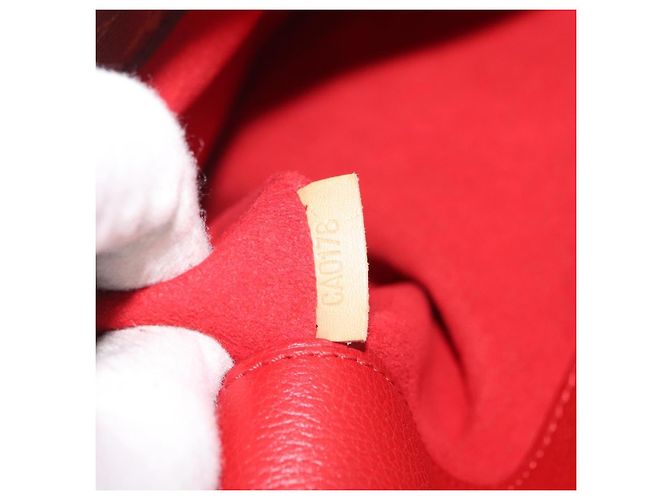 LOUIS VUITTON Borsa a Mano Monogram Pallas MM 2way Rossa M41175 LV Auth BA12249A Rosso Monogramma - vista 12
