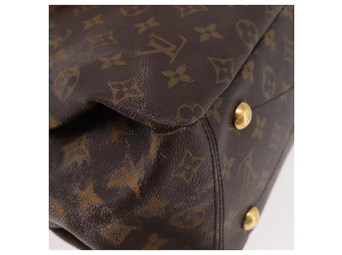 LOUIS VUITTON Borsa a Mano Monogram Pallas MM 2way Rossa M41175 LV Auth BA12249A Rosso Monogramma - vista 17