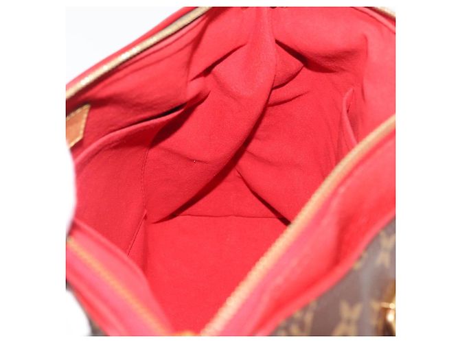 LOUIS VUITTON Borsa a Mano Monogram Pallas MM 2way Rossa M41175 LV Auth BA12249A Rosso Monogramma - vista 20