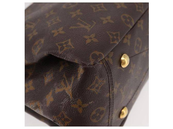 LOUIS VUITTON Borsa a Mano Monogram Pallas MM 2way Rossa M41175 LV Auth BA12249A Rosso Monogramma - vista 9